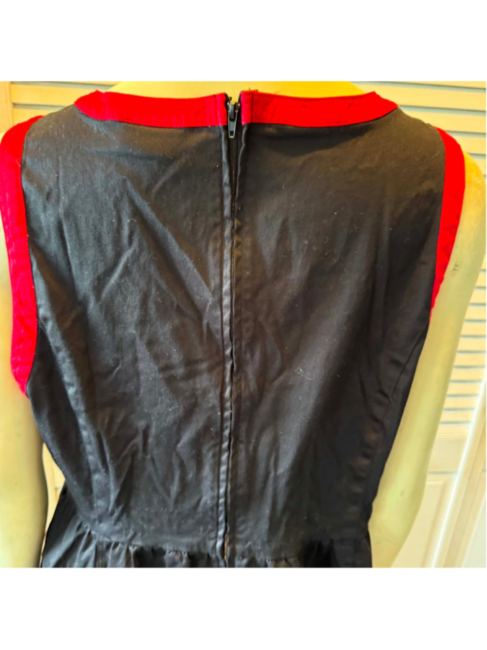 Women's Her Universe Disney Parks Collection Midi Dress Black Red - Picture 2 of 11